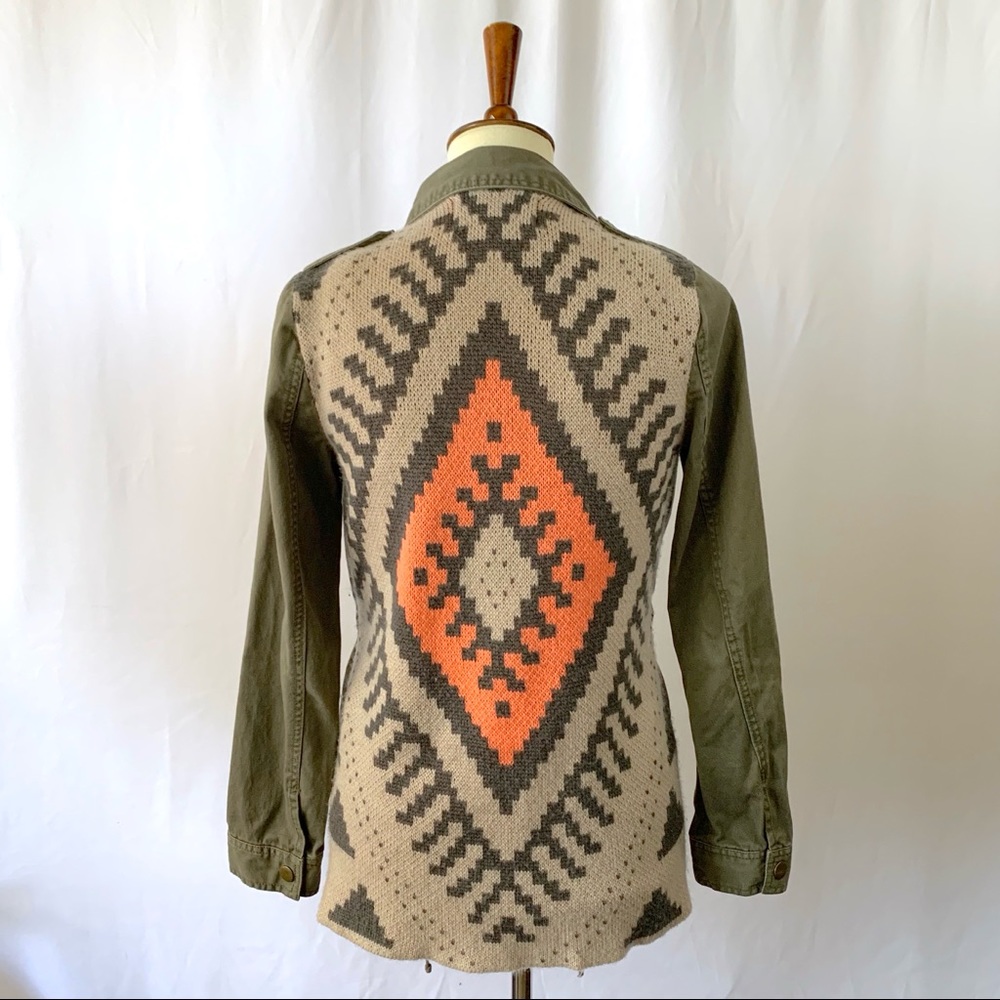 BLU PEPPER Army Green Utility Jacket